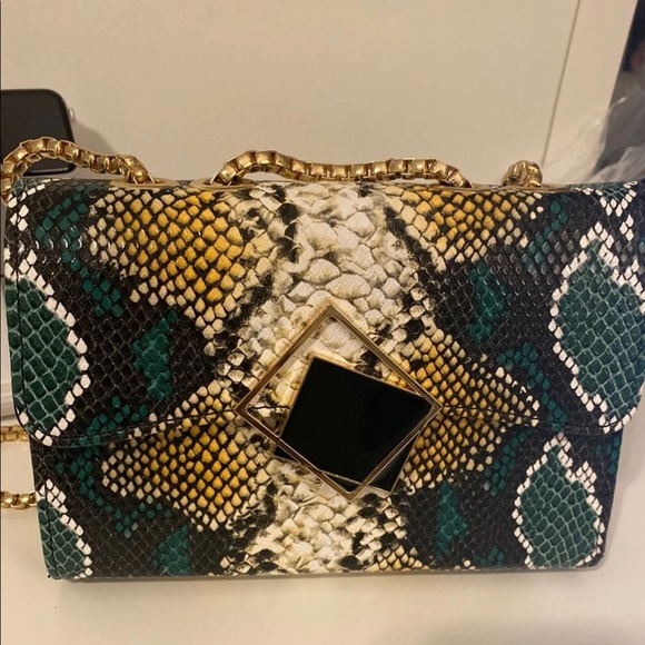 Handbags - Snakeskin crossbody bag